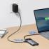Baseus Hub 10in1 Metal Gleam II Series, USB-C to 1xHDMI, USB-A (10Gbps), USC-C, 2xUSB-A, Ethernet RJ45, SD/TF card, mini-jack 3,5mm, USB-C(PD) - Space Grey